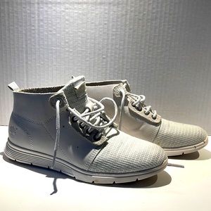 Timberland - leather- light gray
